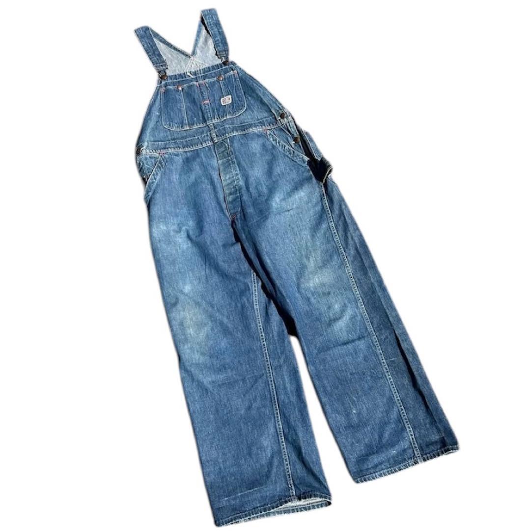 希少　40s payday オーバーオール 希少!! 40年代 vintage SUPER PAYDAY スーパーペイデイ デニム