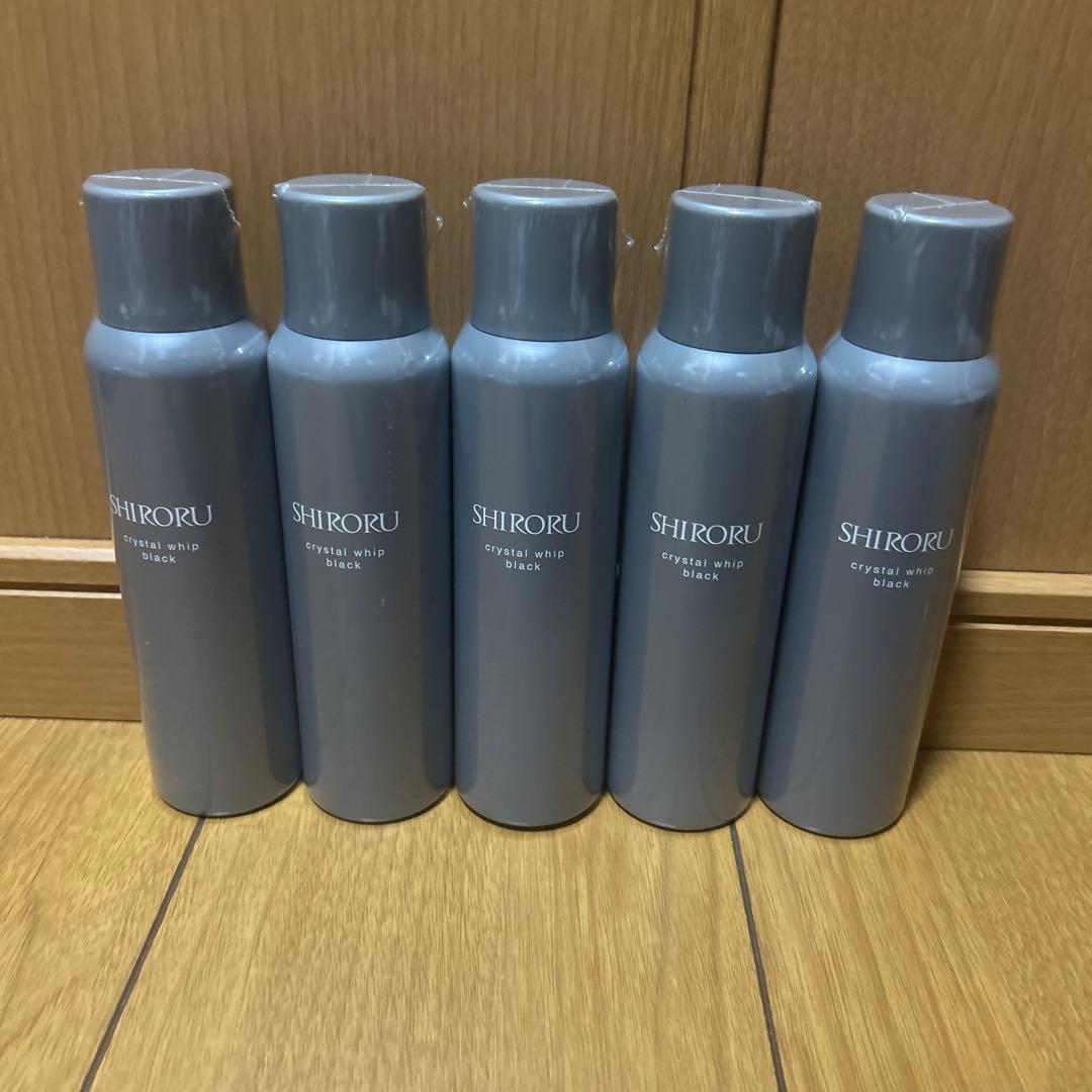 SHIRORU クリスタルホイップ ブラック 120g 5本 - メルカリ