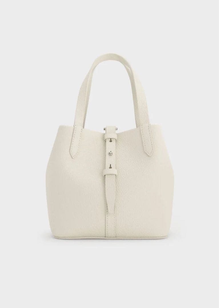 CHARLES & KEITH Beryl ベリル リサイクルレザーバケツバッグ Beryl ベリル リサイクルレザーバケツバッグ - ブラック | CHARLES