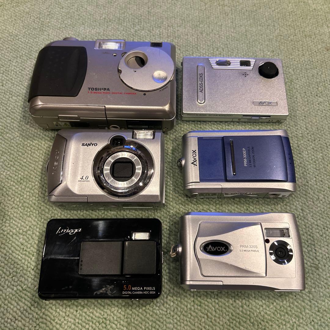 デジカメ ジャンク まとめ売り6台 東芝SANYO HITACHI Avox