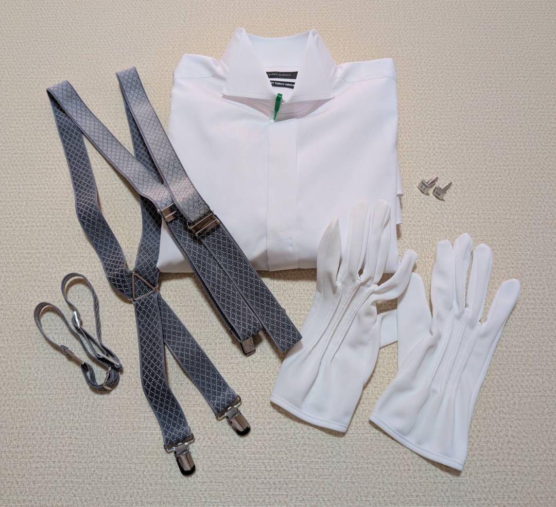 美品】タカミブライダル新郎5点セット(シャツMサイズ) 結婚式