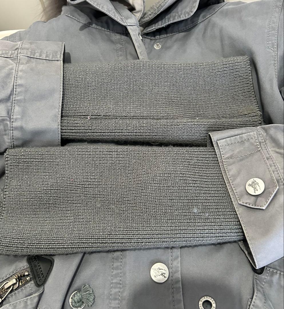 ジェン様専用 BURBERRY BLUE LABELグレー モッズコート - メルカリ