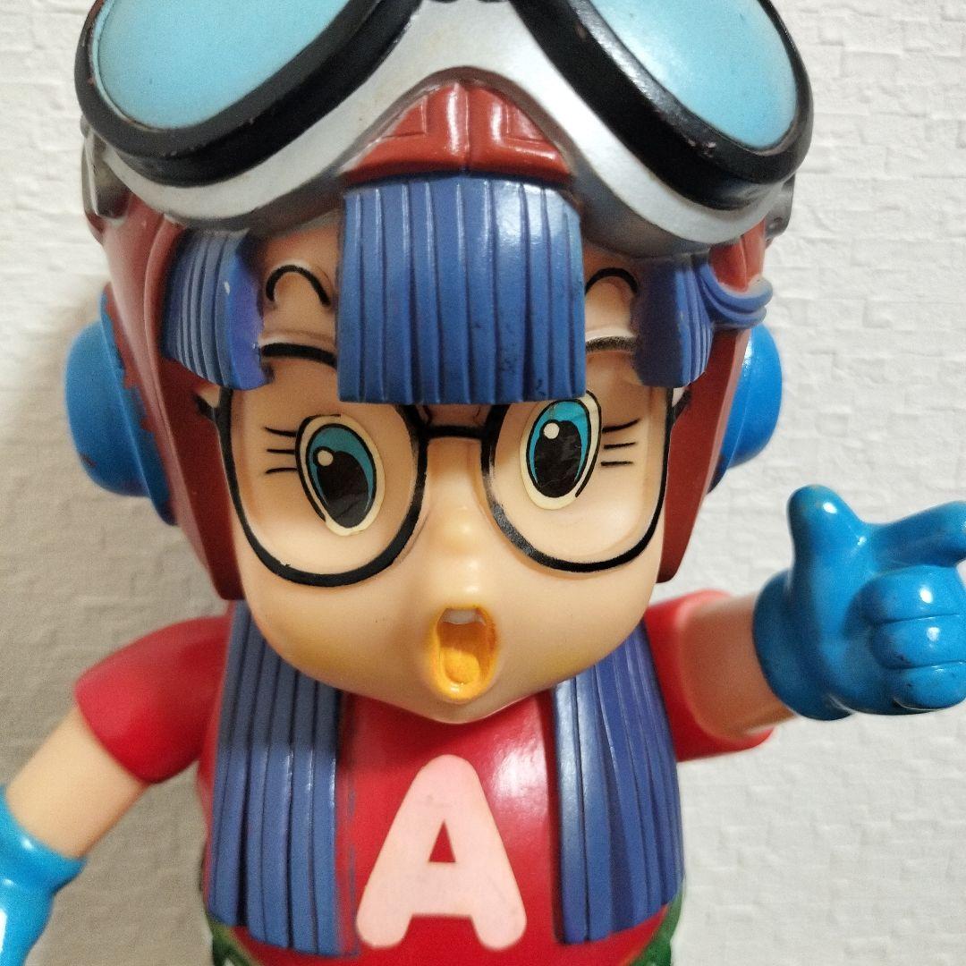 当時物！希少！Dr.スランプアラレちゃん ソフビ貯金箱＆ガッチャン指