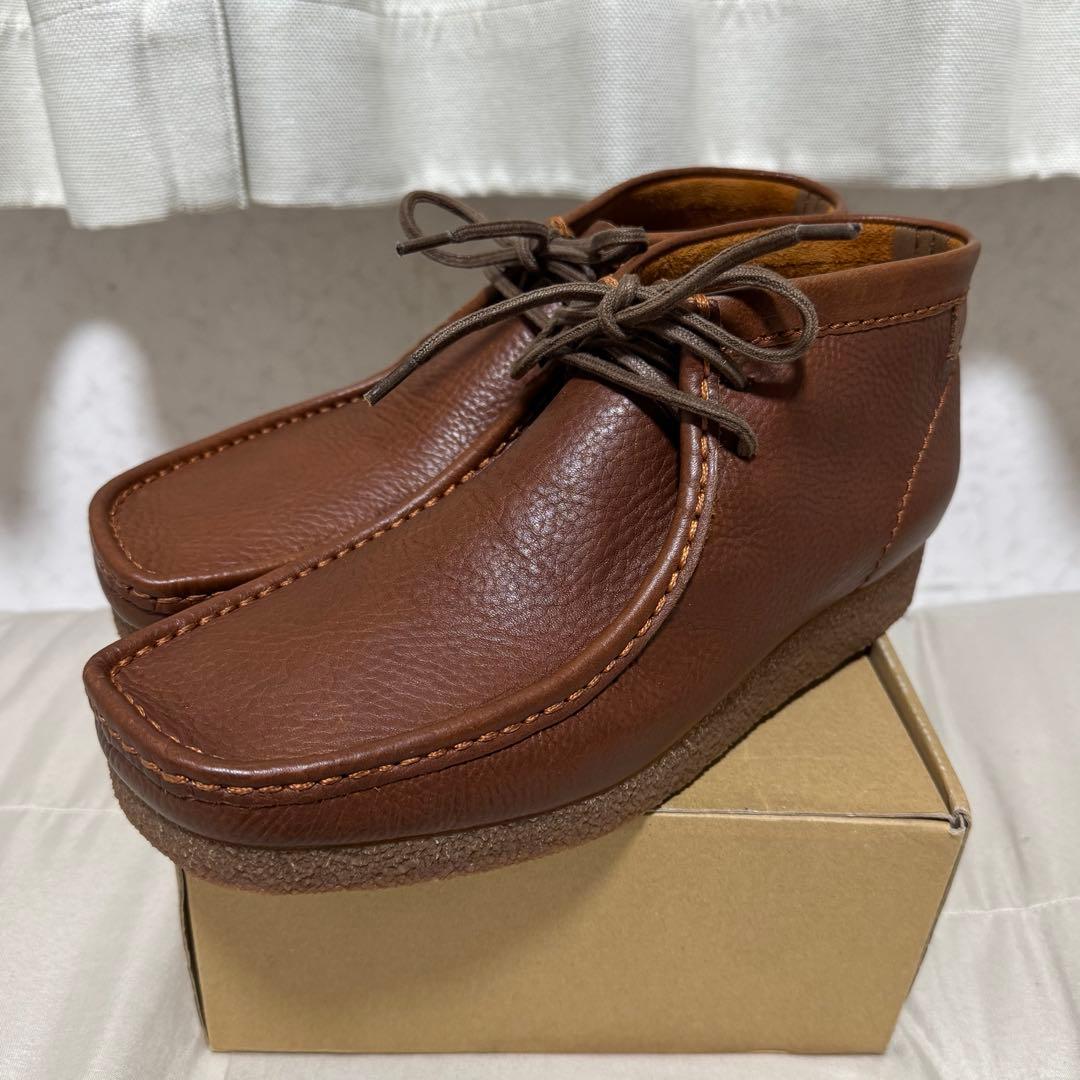 【新品未使用】クラークス シェイカーブーツ ブラウンレザー Clarks（クラークス） CLARKS(クラークス)シェイカーブーツ レザー