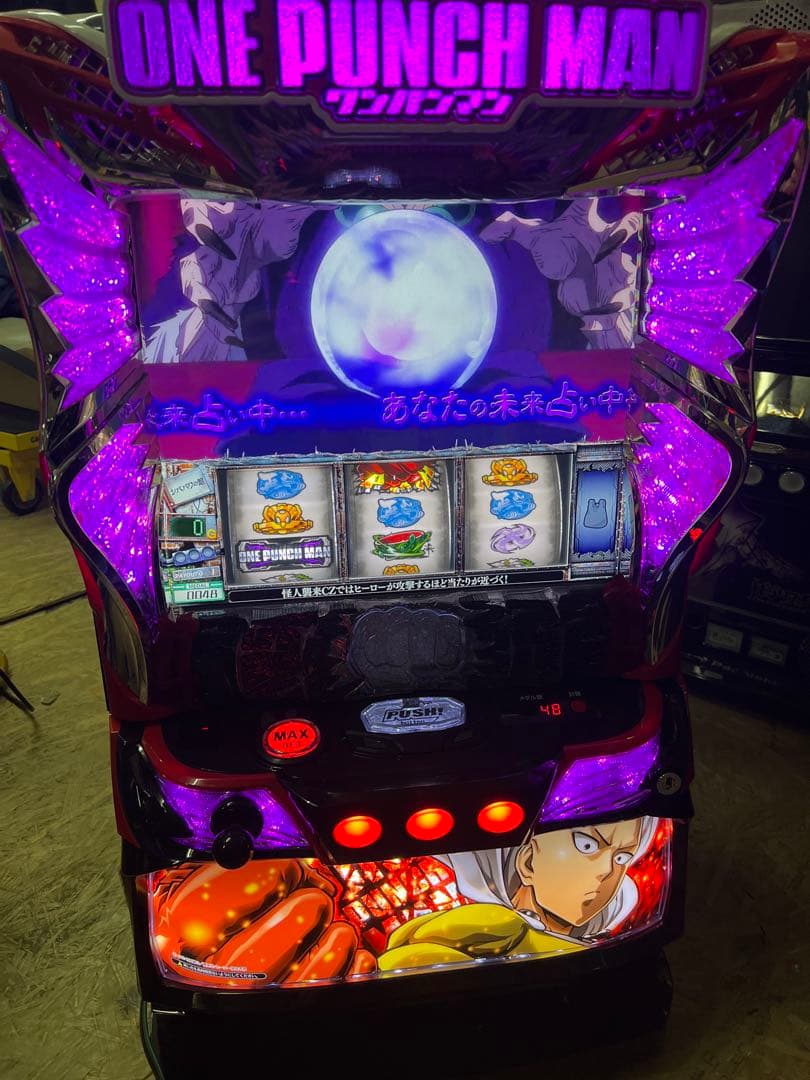 スマスロ実機　ワンパンマン　データ対応ユニット付き EXCITE Lワンパンマン 中古パチスロ実機 [スマスロ] A-SLOT