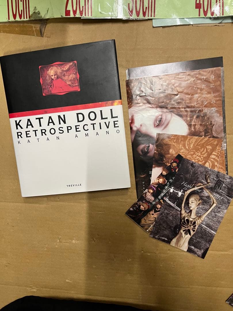 天野可淡★球体関節人形★サイン　チラシ多数ありまとめてセット 天野可淡 創作人形