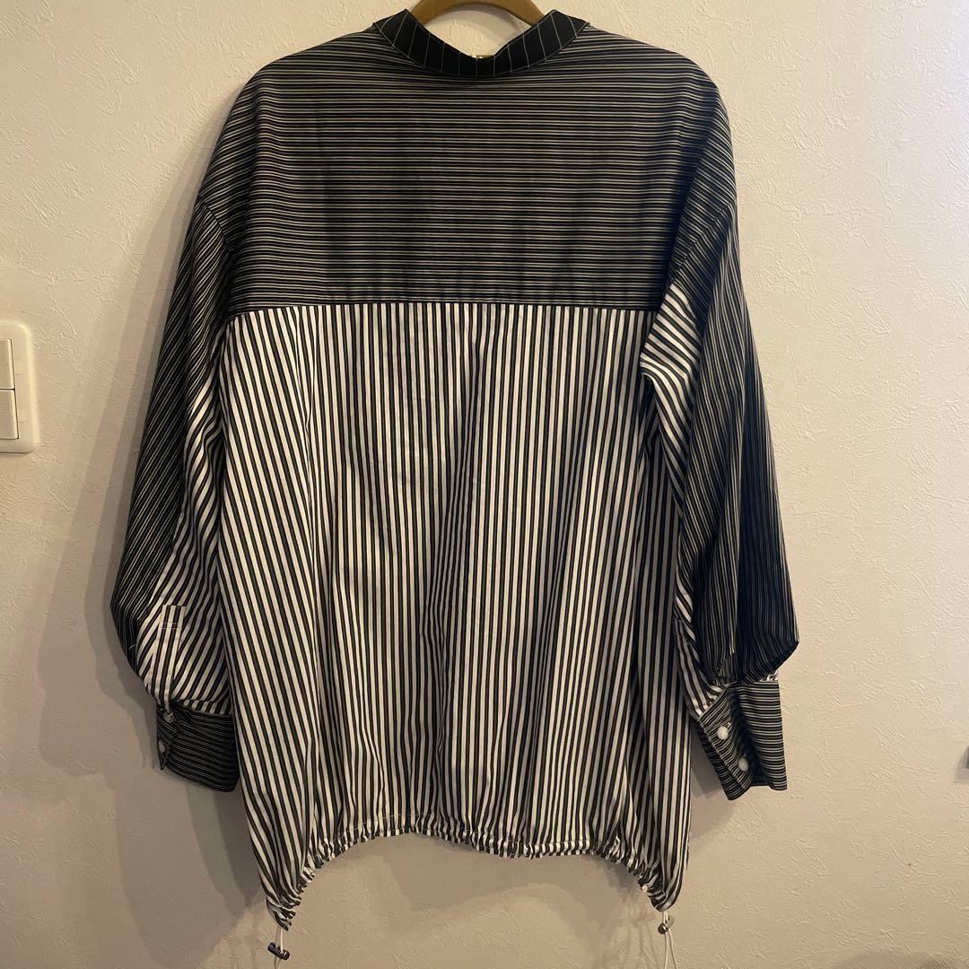 UN3D.アンスリード TRIANGLE TUCK ストライプ柄シャツ 36 - メルカリ