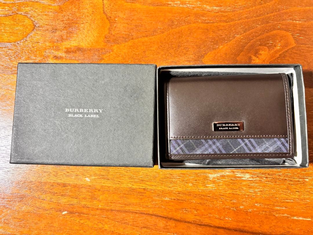 Burberry black label 名刺入れ 新品】 BLACK LABEL CRESTBRIDGE ブラックレーベル クレストブリッジ