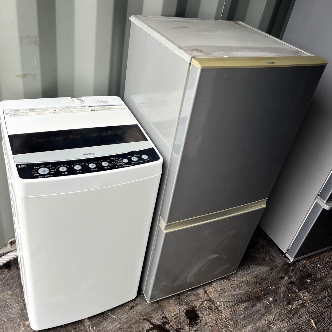 12取付無料！完動品！高性能スタイリッシュ洗濯機AQUAシルバー大きめ