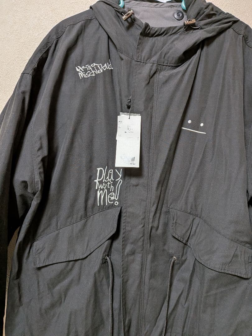 グラニフ ショートモッズコート ビューティフルシャドー Lサイズ 3WAY