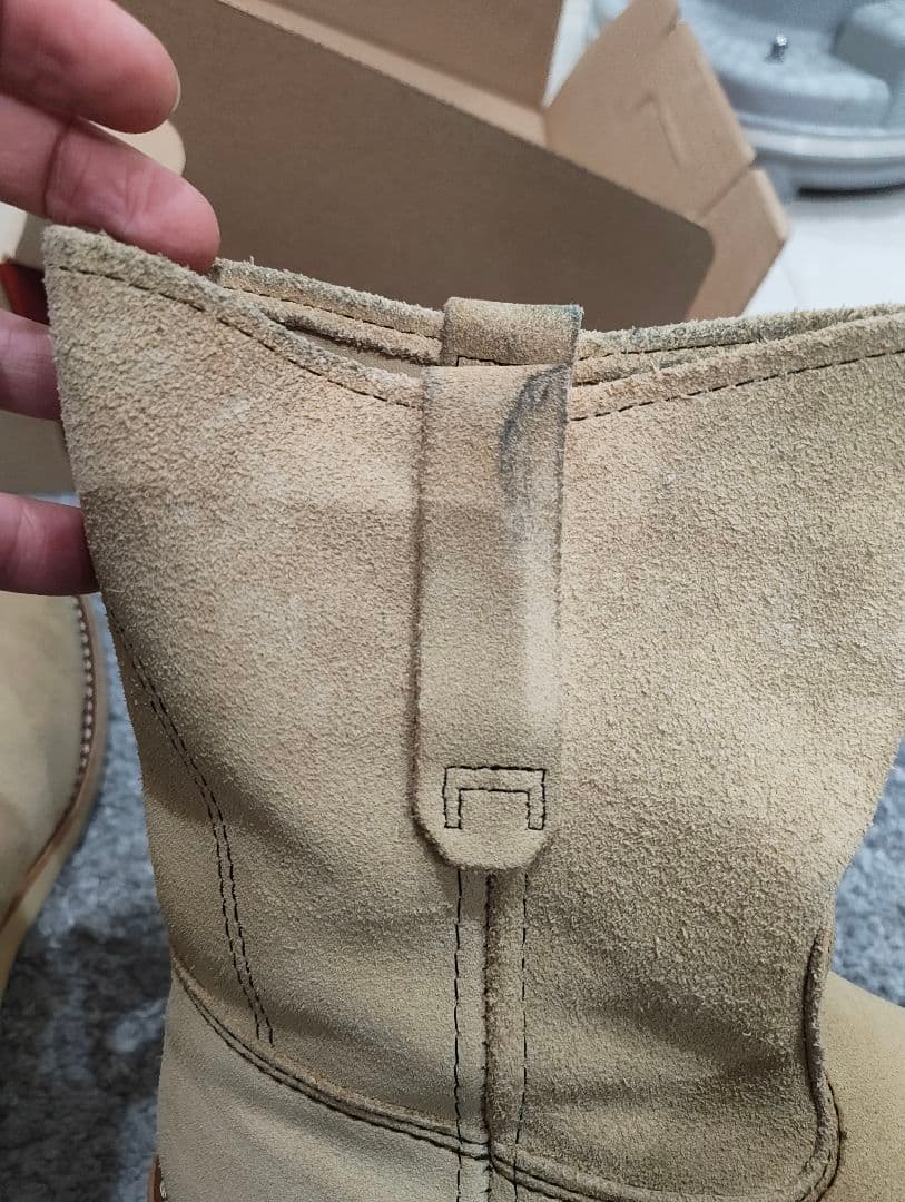 RED WING 8168 26.5cn ペコスブーツ ベージュスエード