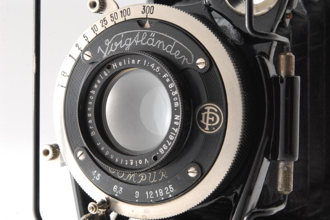 Voigtlander 5x8 カメラ Heliar 8.3cm f4.5