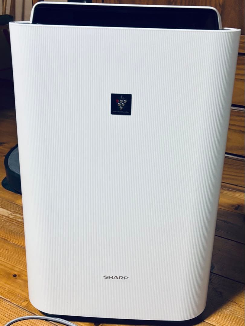 SharpKC-P50加湿機能付き 空気清浄機プラズマクラスター美品フィルター済 加湿空気清浄機 プラズマクラスター7000 ホワイト系 KC-P50-W [適用畳