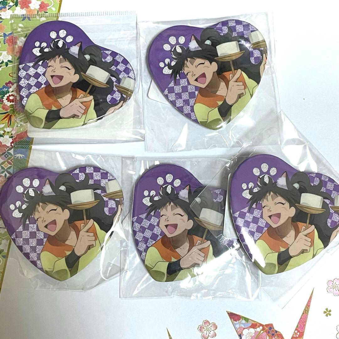 忍たま乱太郎 ナンジャタウン ハート缶バッジ 久々知兵助 5個 - メルカリ