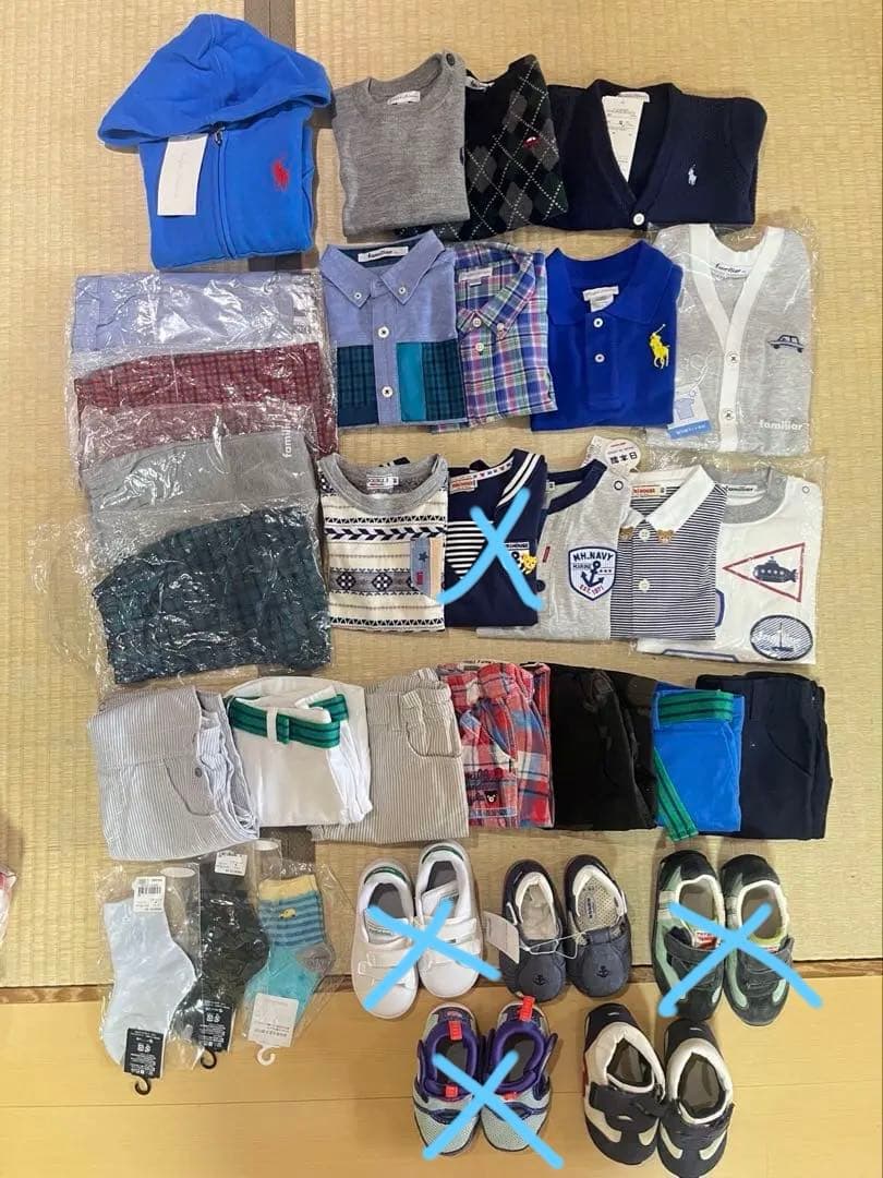 ファミリアなど有名ブランドのみ！ベビー服セット(80〜90cm) sd2_9fb3a0297ed4ec20d628dd5dc1