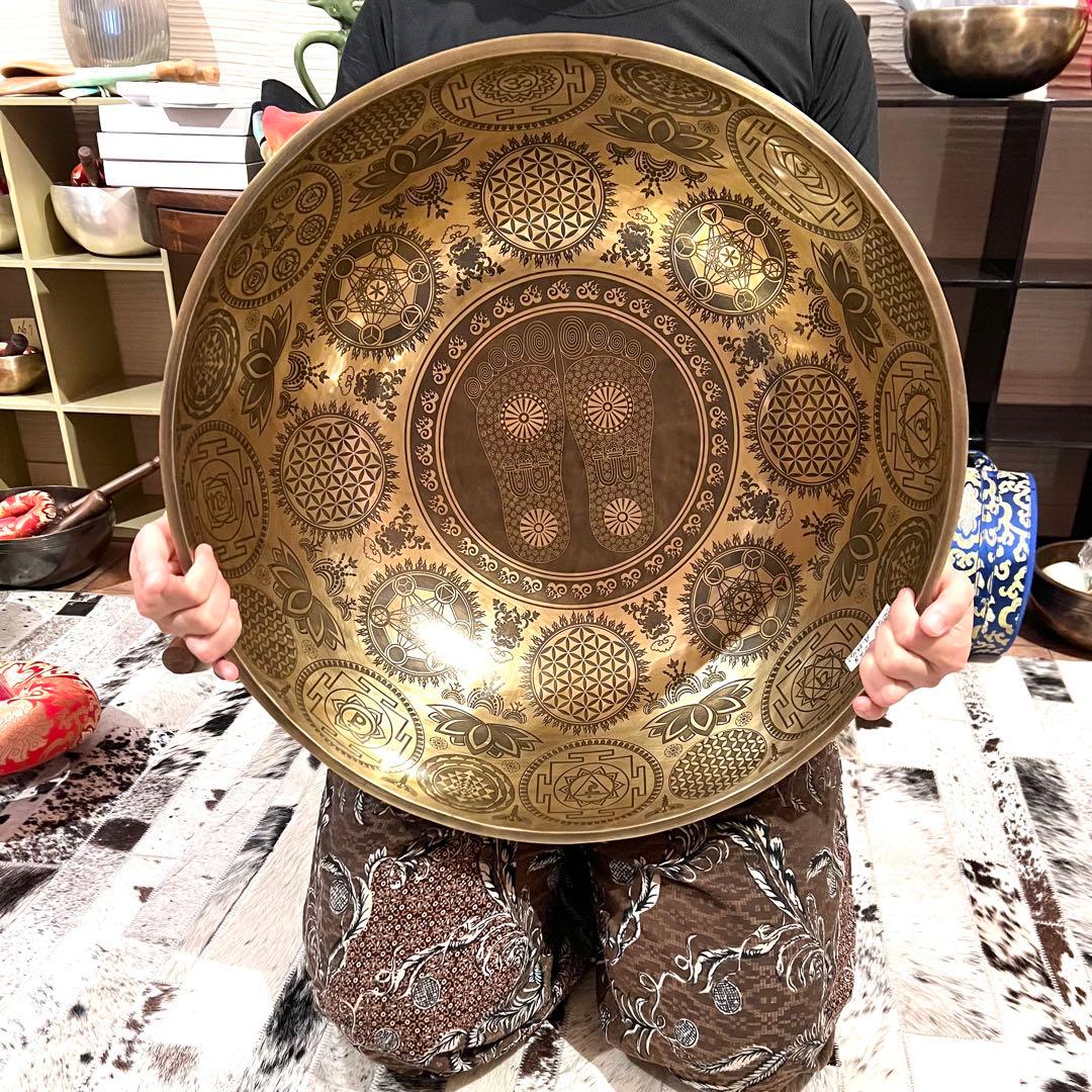 超特大スーパーファインアートボウル 50cm A音 シンギングボウル【SALE
