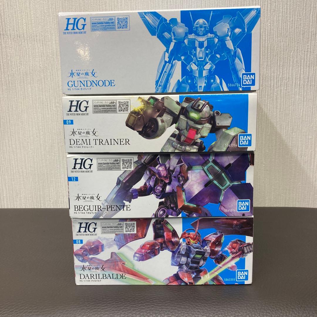 HG ガンプラ 水星の魔女 4体セット 未組立 - メルカリ