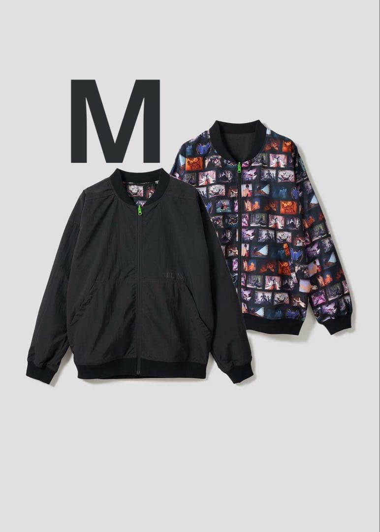 M グラニフ　ディズニー ヴィランズ リバーシブル ブルゾンＭ　新品タグ付 ヴィランズ シルエット｜リバーシブルブルゾン｜ユニセックス