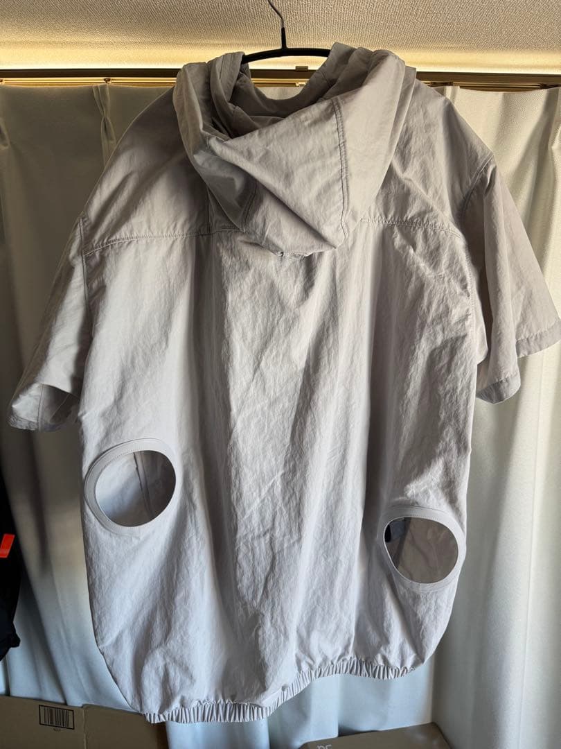 モンベル 空調服 半袖 メッシュパネル Lサイズ