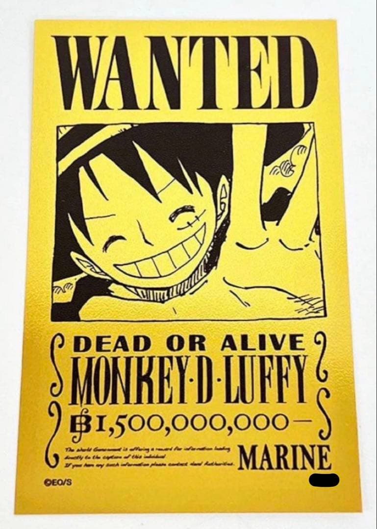 ONE PIECE ルフィゴールド手配書 純金999.9 24K 22K PSA - メルカリ