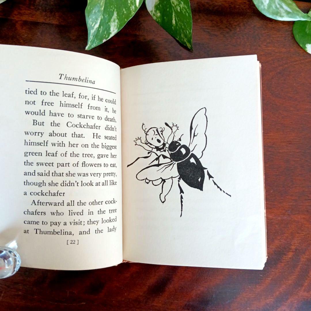 洋書古書 1957年 Nerman ネイマン 希少 おやゆび姫 ヴィンテージ