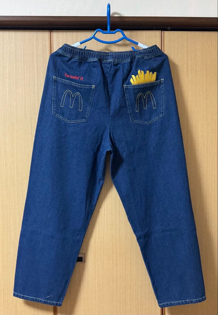 ☆ 新品！グラニフ×マクドナルド badabababa｜デニムパンツ L - メルカリ