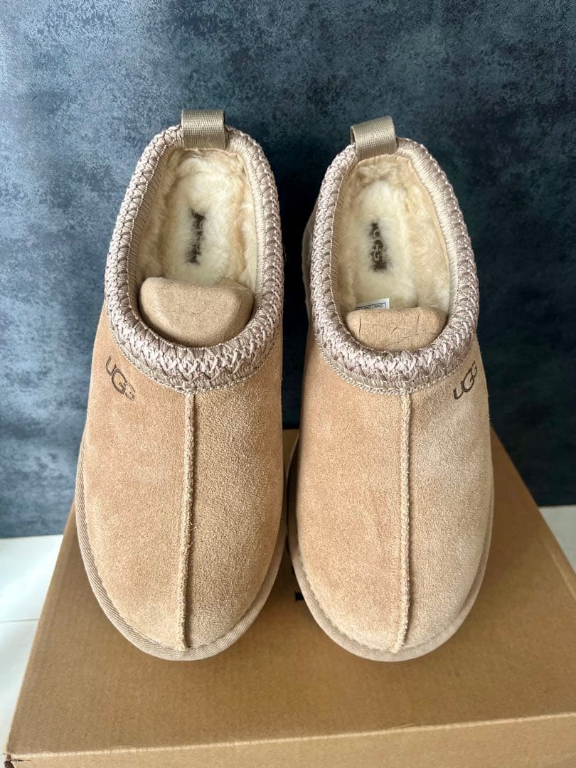 UGG ベージュ サンダル 厚底24cm