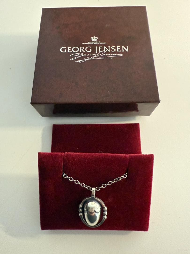   イヤーペンダント 1988年製 箱あり 925シルバー ジョージ・ジェンセンのイヤーペンダント（1992年シルバー） | 東京