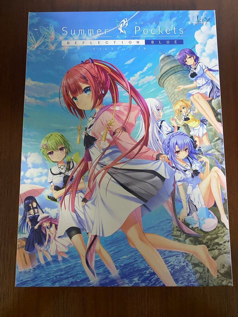 Summer Pockets REFLECTION BLUE (初回限定盤) Amazon | Summer Pockets REFLECTION BLUE 初回限定版 早期予約色紙