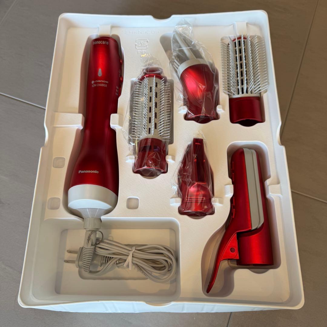 美品中古】くるくるドライヤー ナノケア 海外対応 EH-KN9C-RP - メルカリ