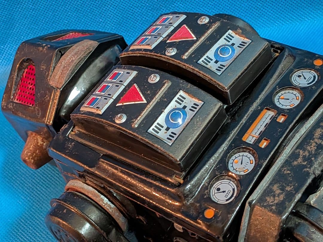 1960年代堀川玩具製「スーパー火星大王」稀少レア不動ブリキ