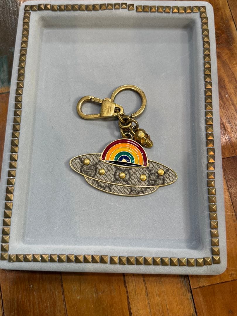 GUCCI キーホルダー　キーリング GUCCI（グッチ） [在庫処分] キーリング インターロッキングG