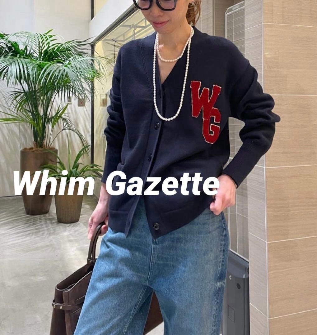 2025SS Whim Gazette ワッペンニットカーディガン Whim Gazette(ウィム ガゼット)のワッペンニットカーディガン通販