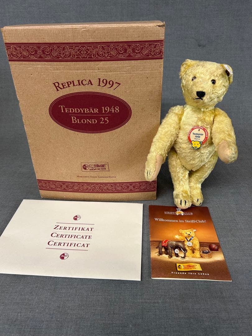 シュタイフsteiff テディベア　ぬいぐるみ! テディベア1912 | ドイツ最高級テディベアのシュタイフ日本公式サイト