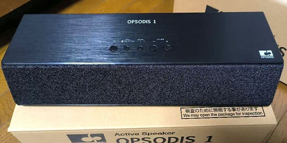 鹿島建設 OPSODIS 1 アクティブスピーカー バイノーラル立体音響 レビュー】机に置けるサイズで衝撃の立体音響「OPSODIS 1」を聴く