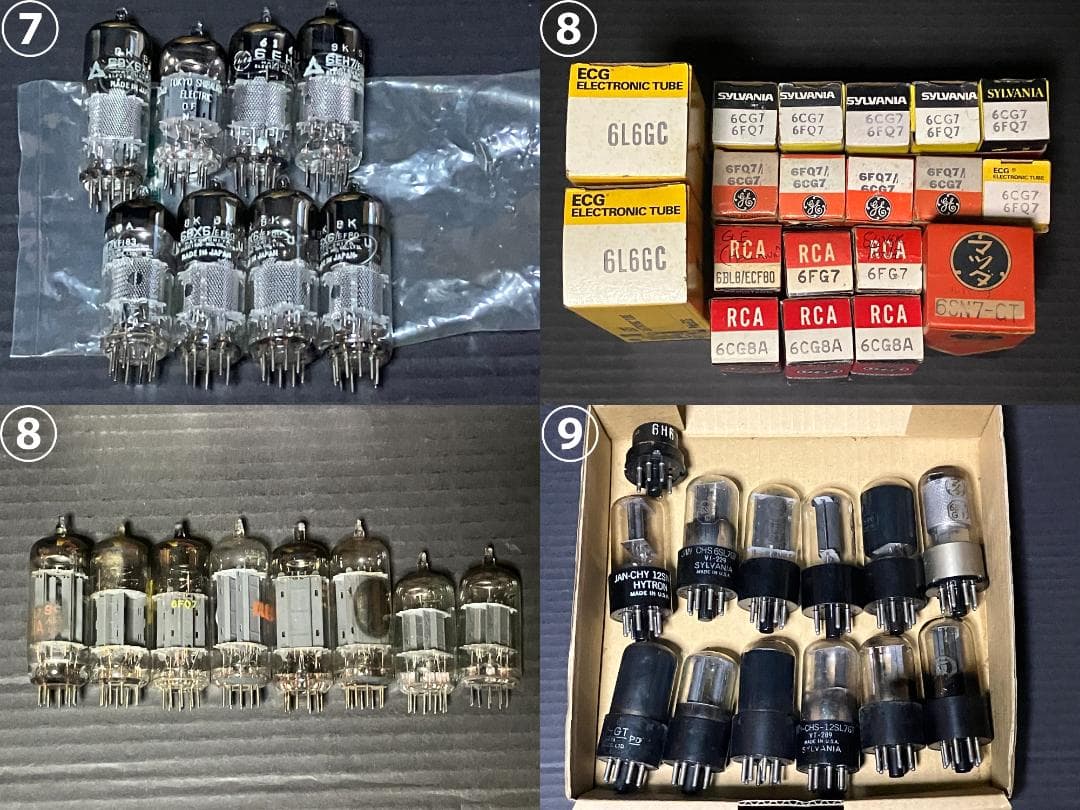 真空管 大量765本セット フィリップス シルバニア RCA ナショナル 東芝