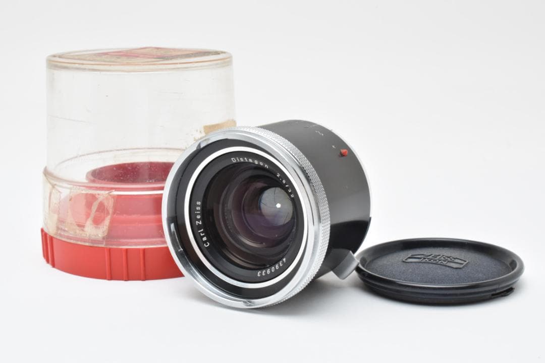 Carl Zeiss Distagon 32mm 2.8 コンタレックス126 Rare Vintage Carl Zeiss Distagon Lens in Original Case 32mm f/2,8