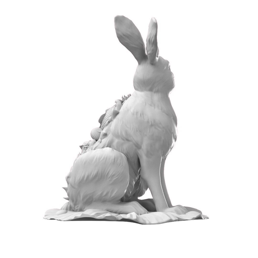 ウォーター・ラビット　水のような兎　スタチュー　フィギュア　アートトイ　限定