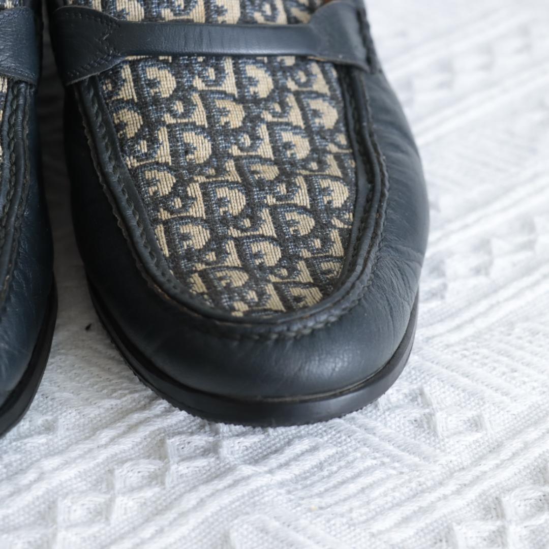 希少！クリスチャンディオール オブリーク トロッター ローファー