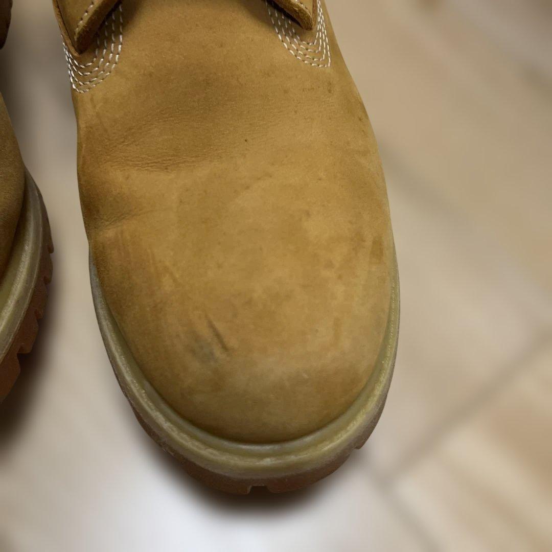 Timberland ベージュ スエード ハイカットブーツ　8.5W