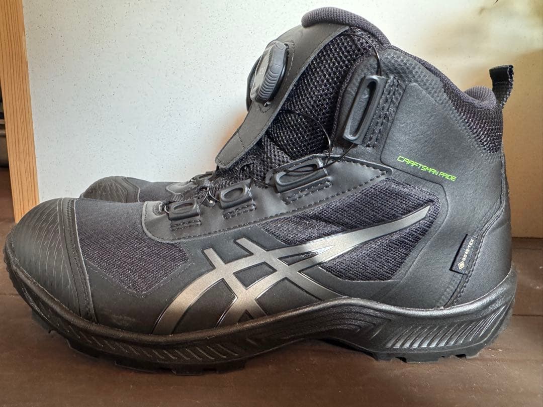 ASICS 安全靴 ブラック ASICS（アシックス） メンズ 安全作業靴 安全靴 黒 ブラック 白