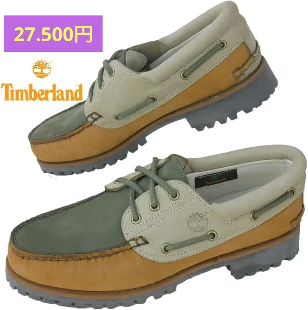 ティンバーランド 本プレミアムレザー デッキシューズ 新品未使用 28.0㌢ ティンバーランド レディース デッキシューズ モカシン 厚底 本革 靴