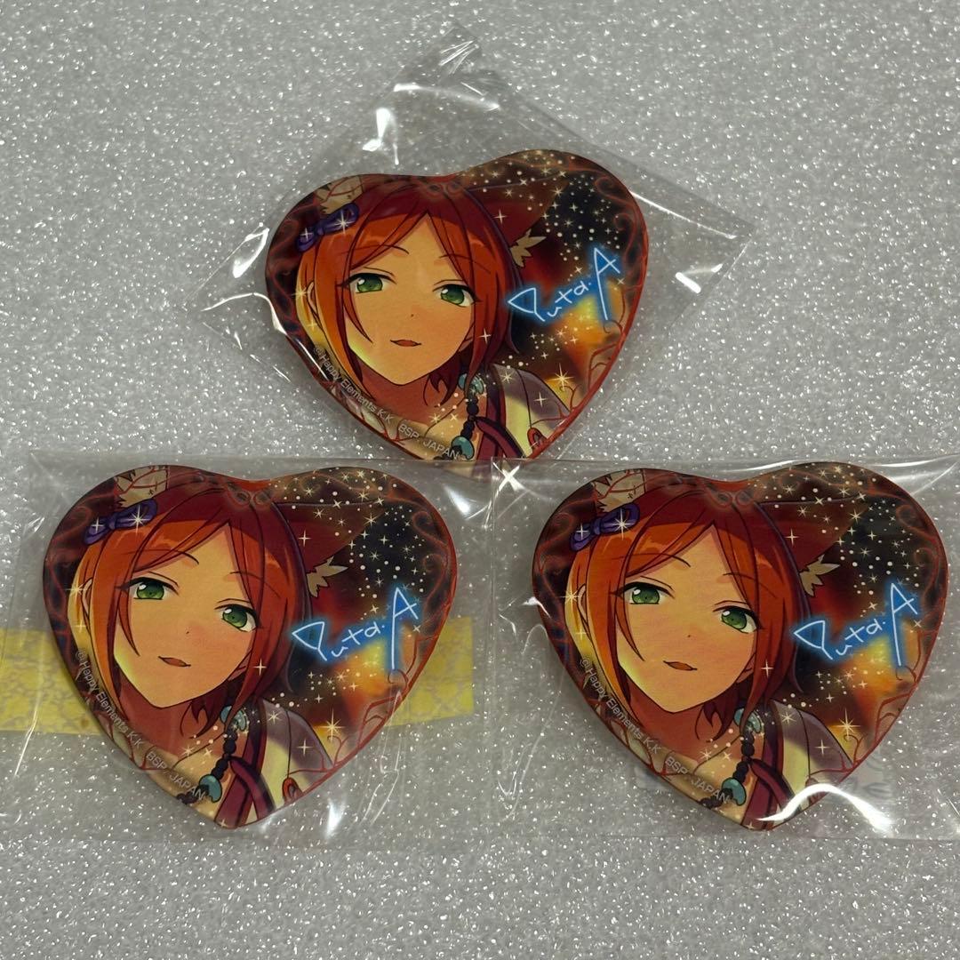 あんスタ ゆうた とるパカ ハート缶バッジ - メルカリ