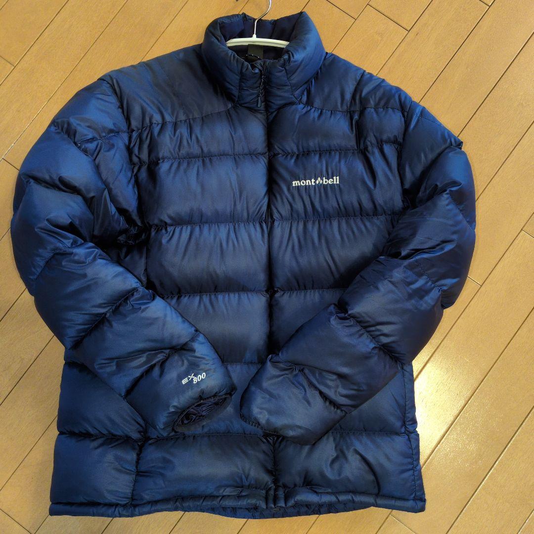 週末値下げ中！mont-bell　モンベル　ダウンジャケット 紺ライトアルパイン モンベル mont-bell モンベル ライトアルパインダウン パーカ Men's