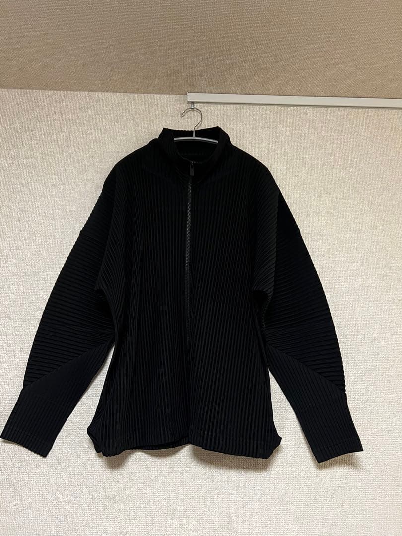 HOMME PLISSÉ ISSEY MIYAKE ブラック ジャケット 中古・古着通販】ISSEY MIYAKE HOMME PLISSE (イッセイミヤケ
