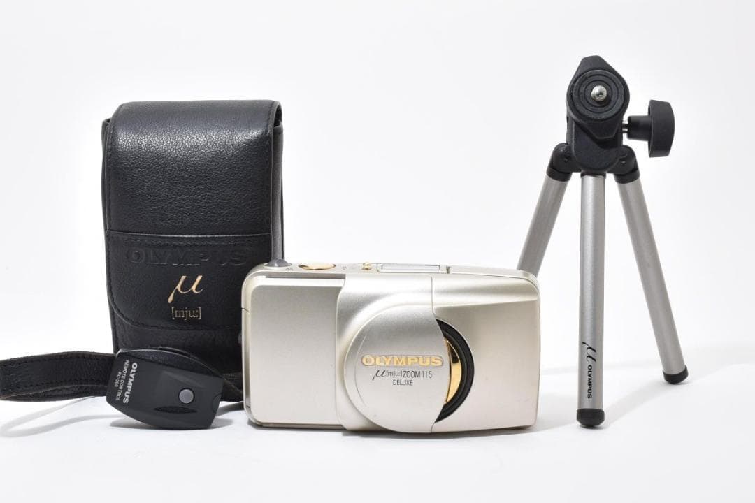 OLYMPUS オリンパス μ mju 115 DELUXE フィルムカメラ OLYMPUS μ [ mju: ] ZOOM 115 DELUXE Film Camera - YouTube