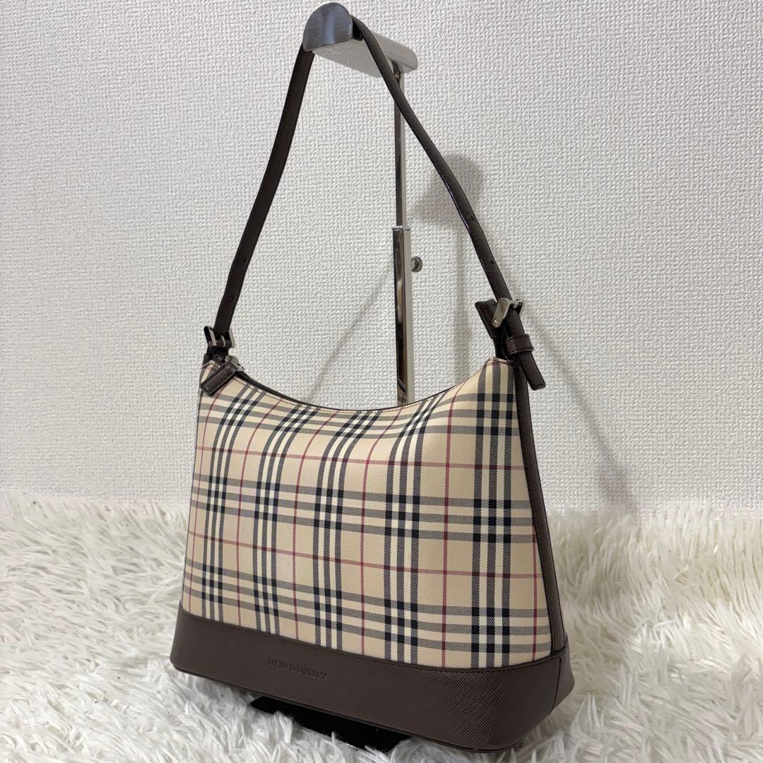 バーバリー ワンショルダーバッグ ノバチェック キャンバス