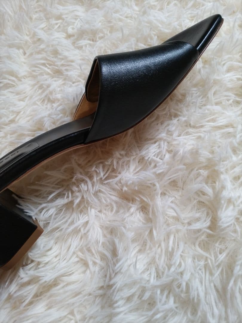 美品】39 ファビオルスコーニ ミュール サンダル ブラック 24cm - メルカリ