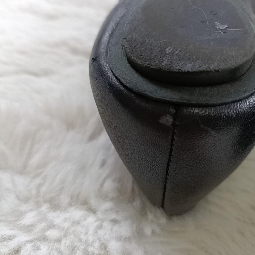 希少✨ルイヴィトン フラットシューズ モノグラム リボン ブラック 23.5cm