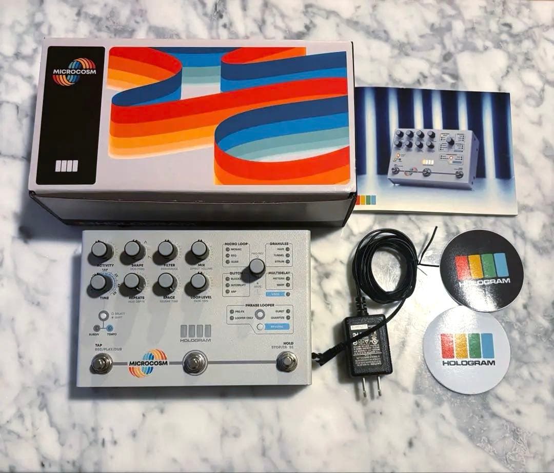 Hologram Microcosm エフェクター リバーブ ルーパー ディレイ Microcosm | Granular Looper & Glitch Pedal – Hologram Electronics